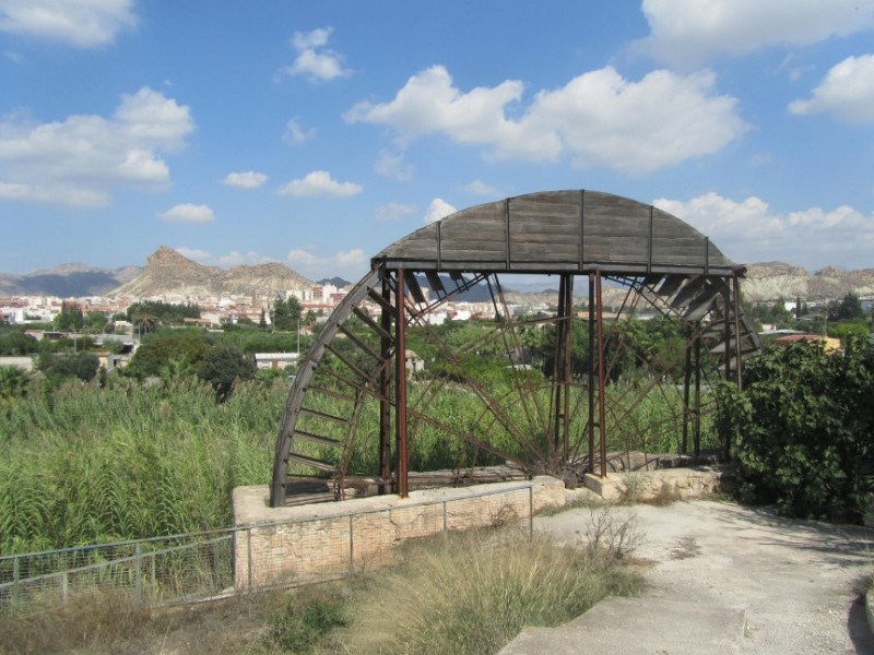 The Noria del Acebuche or de la Algaida, the best preserved water wheel in Archena