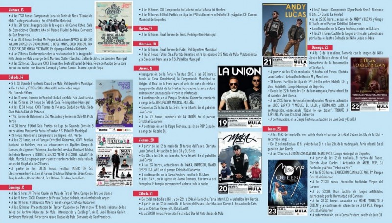 <span style='color:#780948'>ARCHIVED</span> - 13th to 25th September Feria and Fiestas in Mula