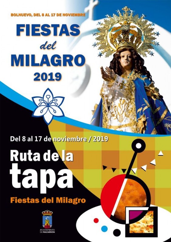 <span style='color:#780948'>ARCHIVED</span> - 8th to 17th November 2019, annual Fiestas del Milagro in Bolnuevo, Mazarrón