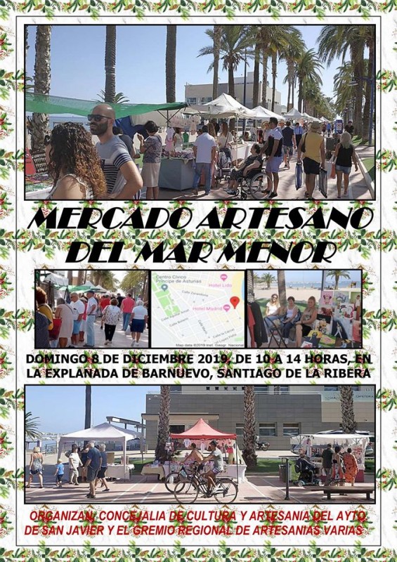 <span style='color:#780948'>ARCHIVED</span> - Sunday 8th December Artisan market of the Mar Menor