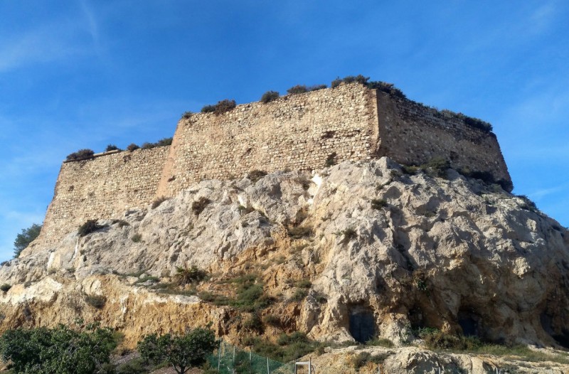 The castle of Despeñaperros in Cartagena