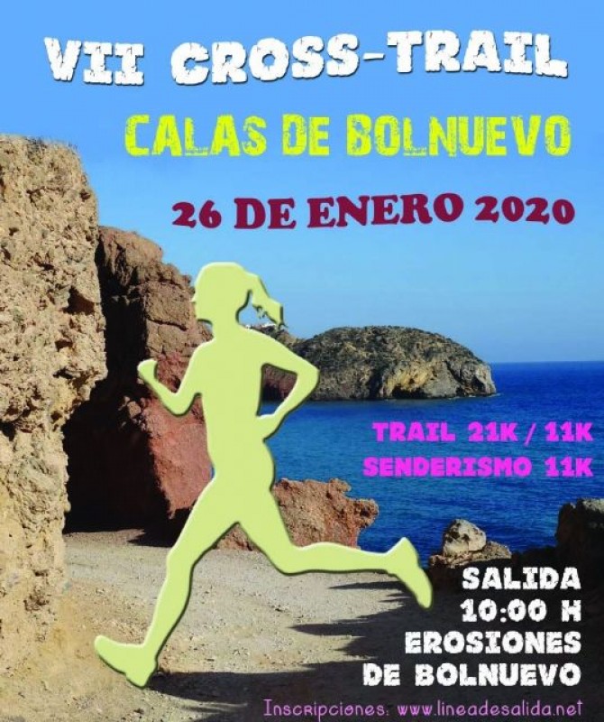 <span style='color:#780948'>ARCHIVED</span> - Sunday 26th January VII Cross Trail Calas de Bolnuevo in Mazarrón