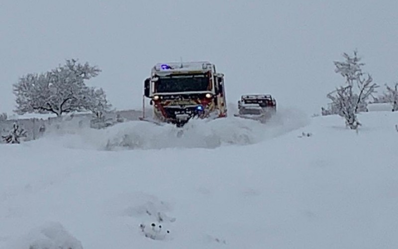 <span style='color:#780948'>ARCHIVED</span> - Storm Gloria leaves 2 metres of snow at the top of Sierra Espuña