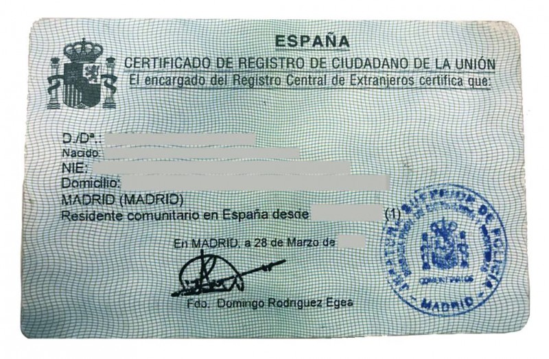 <span style='color:#780948'>ARCHIVED</span> - Brexit information: Foreigners Identity card or TIE, Tarjeta de Identidad de Extranjero