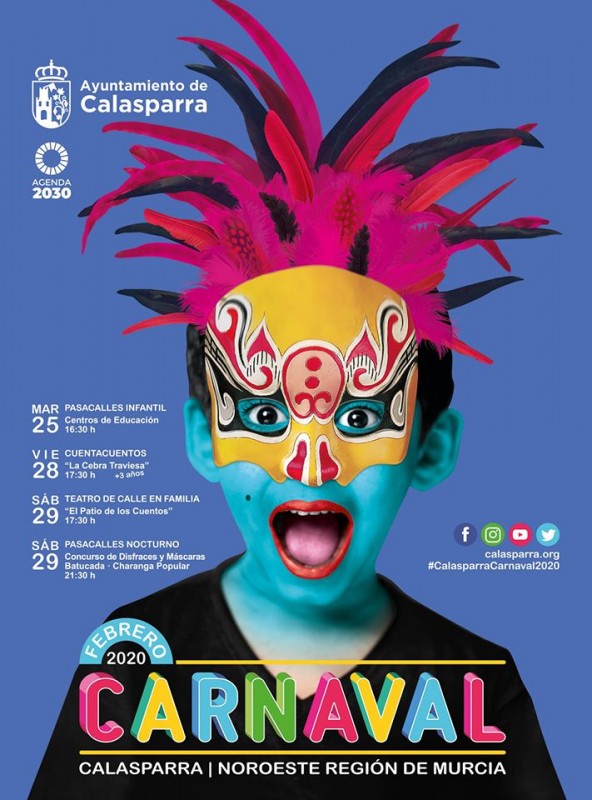 <span style='color:#780948'>ARCHIVED</span> - 25th to 29th February Carnival in Calasparra