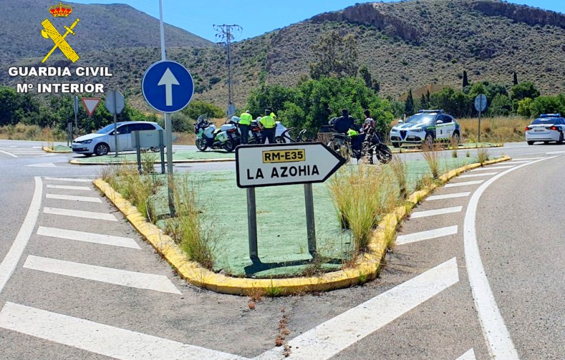 <span style='color:#780948'>ARCHIVED</span> - Motorcyclists more than doubling the speed limit caught on Cartagena- Mazarrón road
