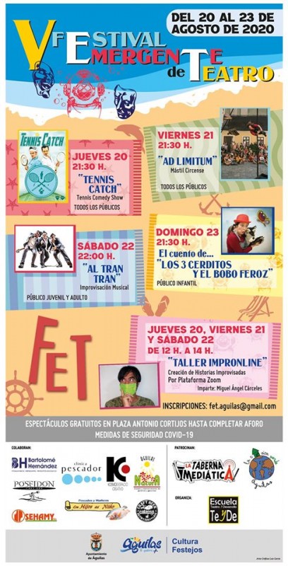 <span style='color:#780948'>ARCHIVED</span> - Entertainment in Águilas 10th to 16th August