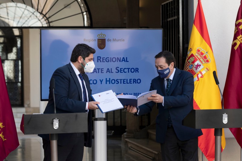 <span style='color:#780948'>ARCHIVED</span> - Another 37 million euros in rescue packages for the tourism and hostelries sectors in Murcia