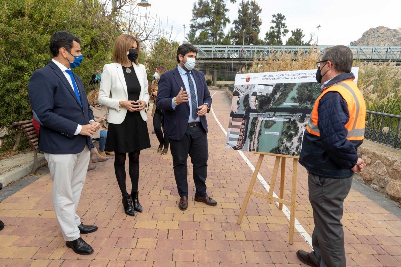 <span style='color:#780948'>ARCHIVED</span> - Contract awarded to restore principal iron bridge in Archena, Murcia