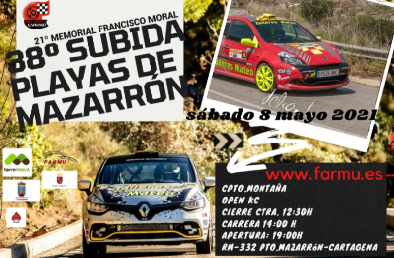 <span style='color:#780948'>ARCHIVED</span> - Saturday 8th May, Mazarrón rallysprint: the 38th Subida Playas de Mazarrón