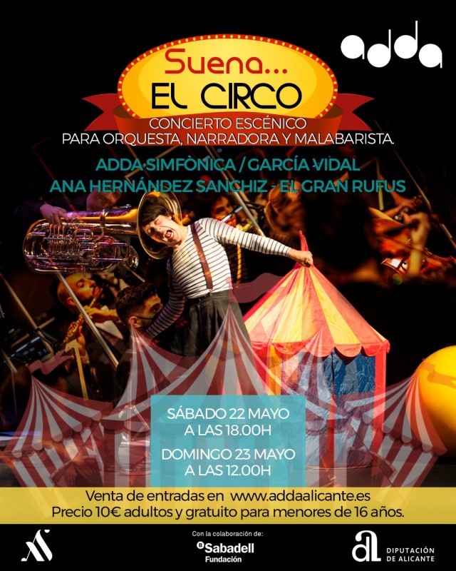 <span style='color:#780948'>ARCHIVED</span> - May 22 and 23 The colourful world of the circus brought to life in Alicante