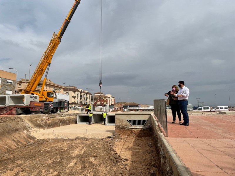 <span style='color:#780948'>ARCHIVED</span> - Major flood-prevention project in San Javier to be completed by the end of July