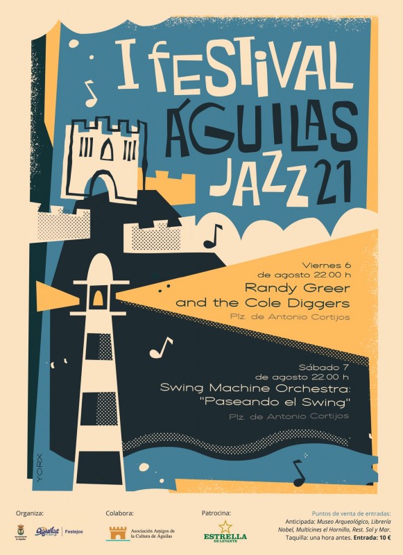 <span style='color:#780948'>ARCHIVED</span> - Águilas Jazz festival on August 6 and 7