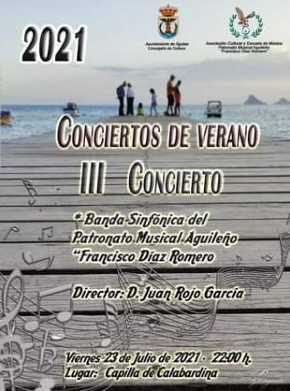 <span style='color:#780948'>ARCHIVED</span> - Free summer concerts in Aguilas on 15, 23 and 30 July