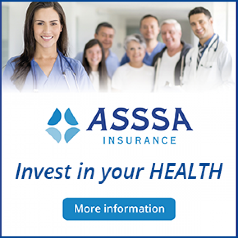 ASSSA quality expat lifetime guarantee health insurance without copayments