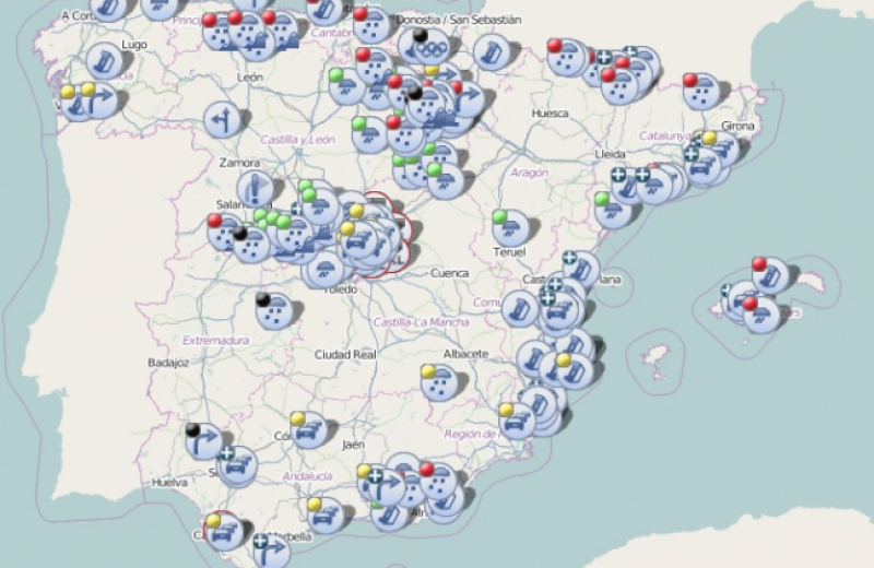 How to check road conditions in Spain before travelling