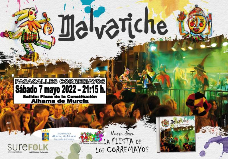 <span style='color:#780948'>ARCHIVED</span> - April 29 to May 8 Los Mayos fiestas 2022 in Alhama de Murcia: full programme
