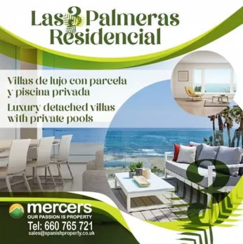 Mercers offer 14 newbuild luxury frontline villas on the market in Puerto de Mazarron