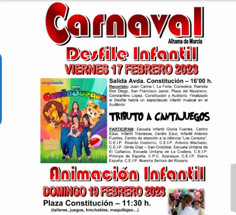 <span style='color:#780948'>ARCHIVED</span> - February 17-25 Alhama de Murcia Carnival 2023