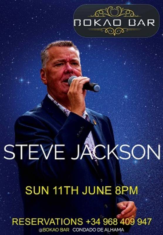 June 11 Steve Jackson appearing at the Bokao Bar, Condado de Alhama Golf Resort