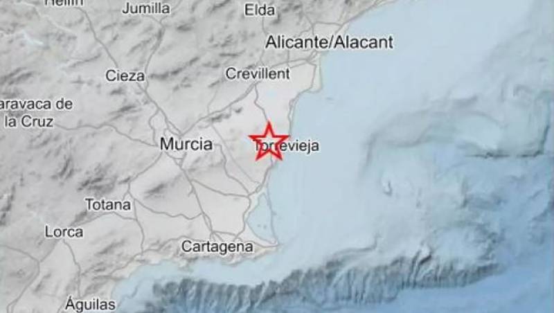 Three earthquakes rock the Costa Blanca in one night