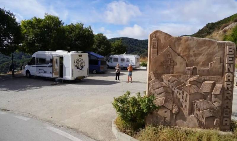 This town in Malaga has five times more motorhome users than inhabitants