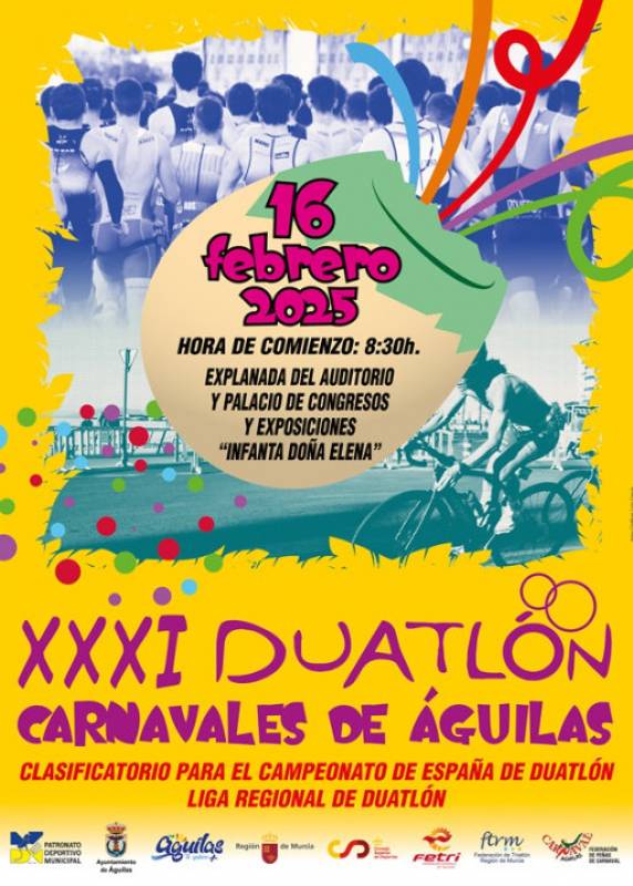 February 16 Annual Carnival Duathlon in Aguilas