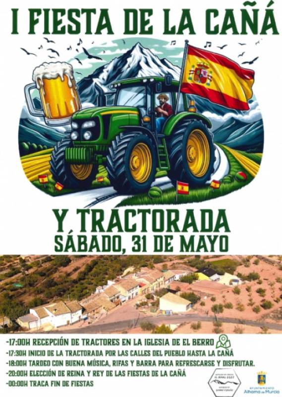 May 31 Beer and tractors fair in El Berro!
