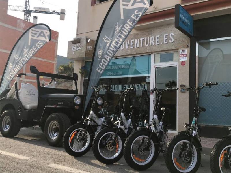 Explore Mazarrón the eco-friendly way with Ecoadventure electric bicycle rental and guided buggy tours
