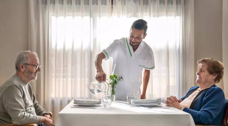 Temporary respite breaks offer elderly residents professional and personal support at DomusVi Ciudad de Murcia