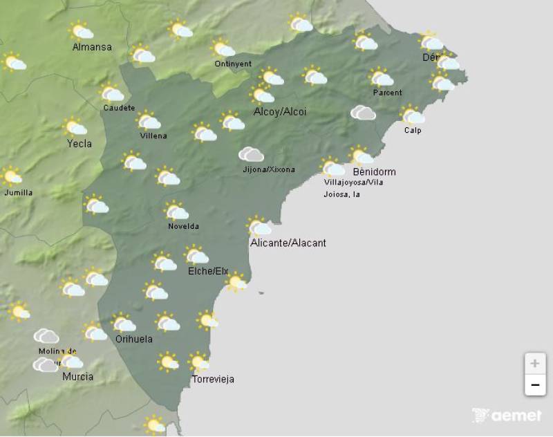 Showers and storms on the way: Alicante weather forecast July 7-10