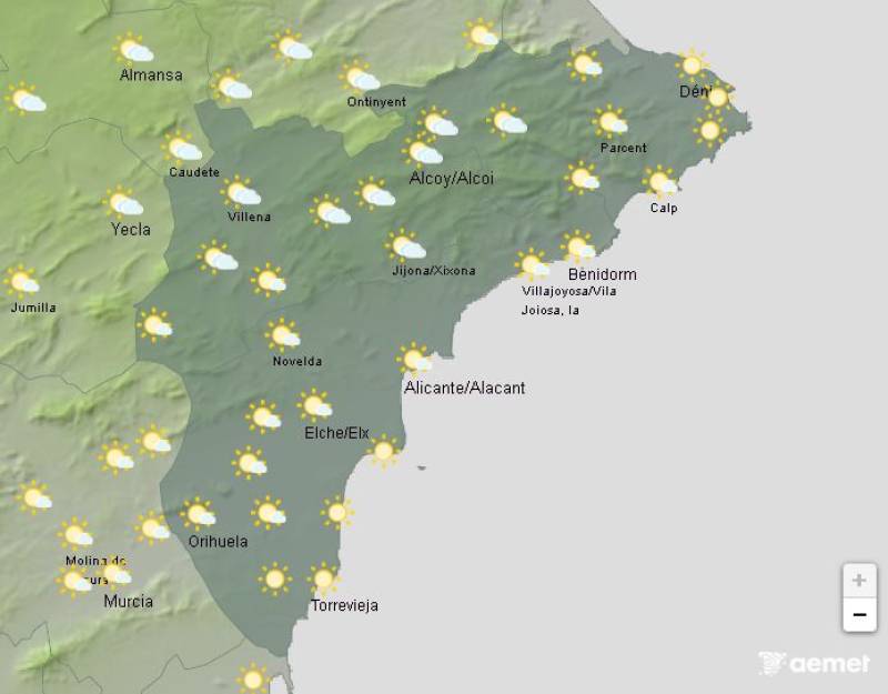 Showers and storms on the way: Alicante weather forecast July 7-10