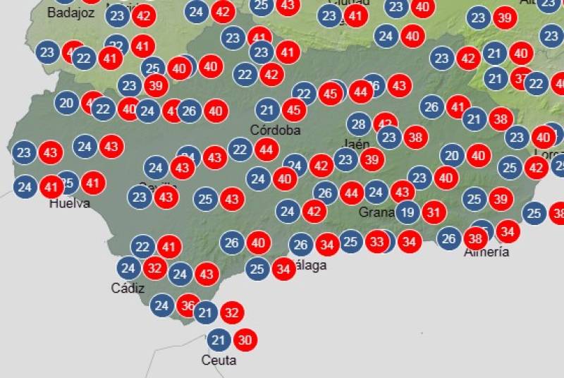 Andalucía weekend weather forecast August 14-17: Sun, heat and breezy conditions