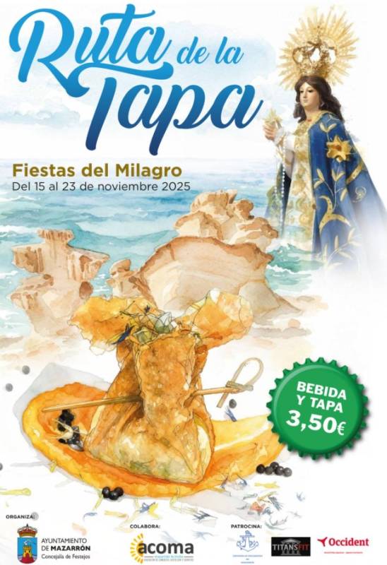 November 15 to 23 Fiestas del Milagro Tapas Route in Bolnuevo