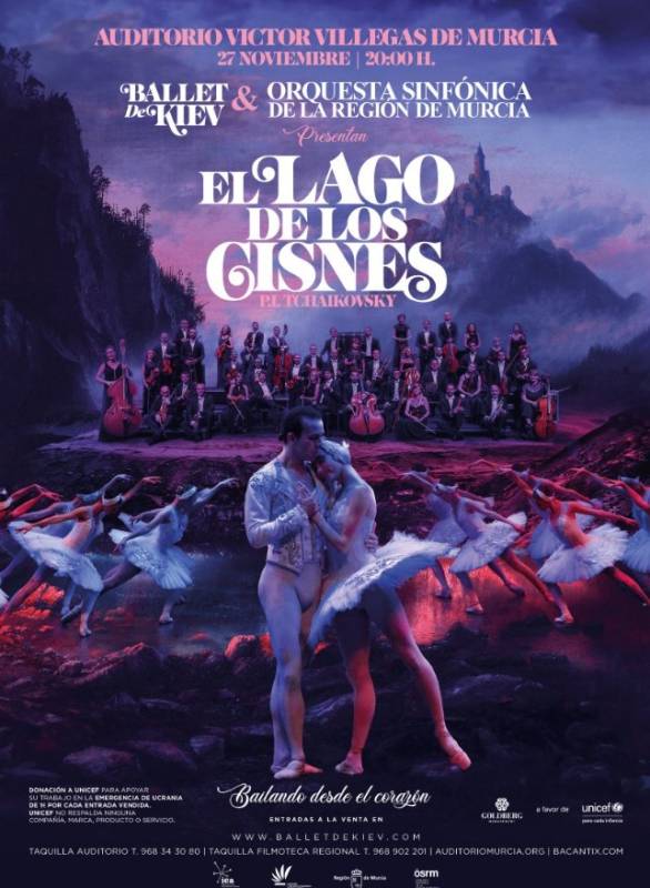 November 27 Swan Lake ballet in the city of Murcia