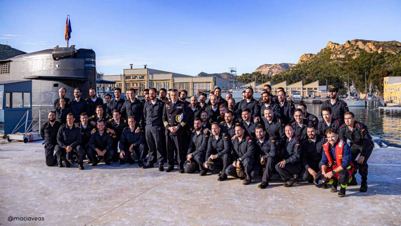Cartagena's S-81 submarine returns home after first NATO mission