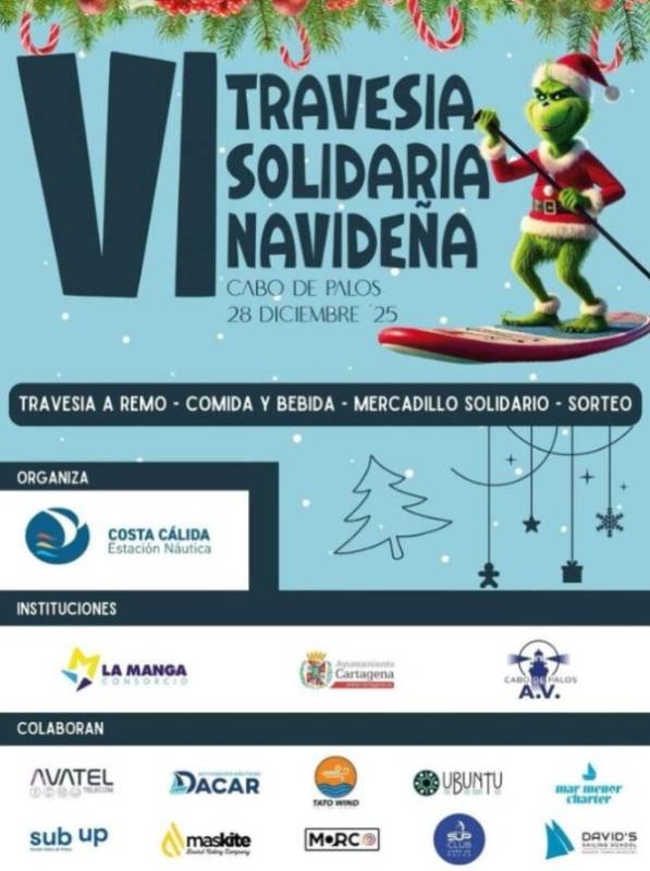 December 28 Charity paddle surf day in Cabo de Palos