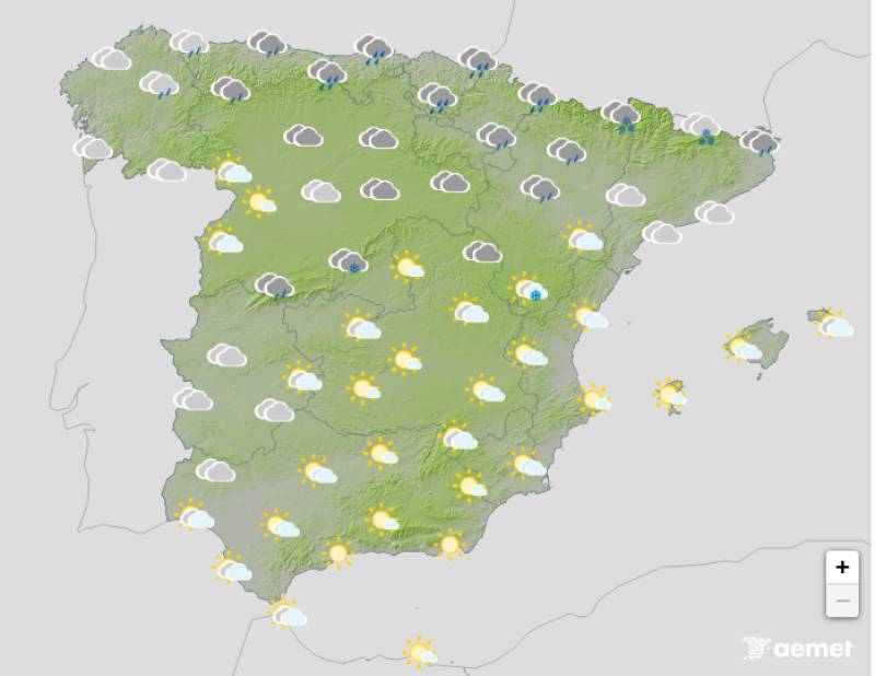 Torrential rain and snow hit Spain: Weather forecast Jan 5-8