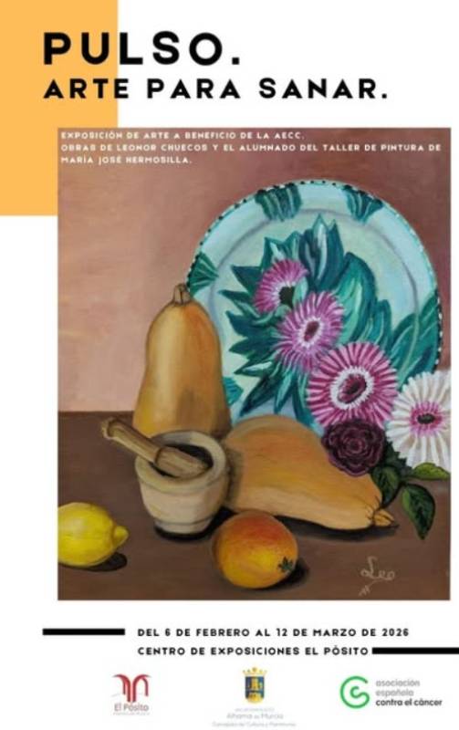 February 6 to March 12 PULSO, Arte para sanar, art exhibition in Alhama de Murcia