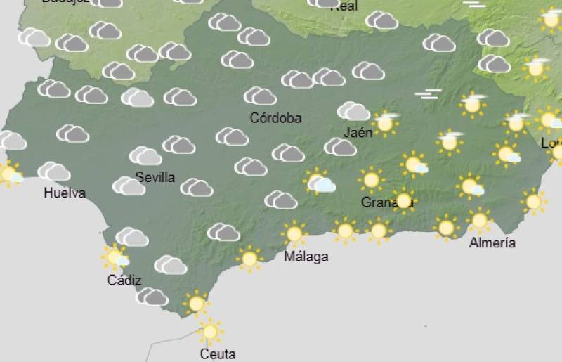 Andalucía weekly weather forecast February 16-19: Spring-like warmth with brisk winds