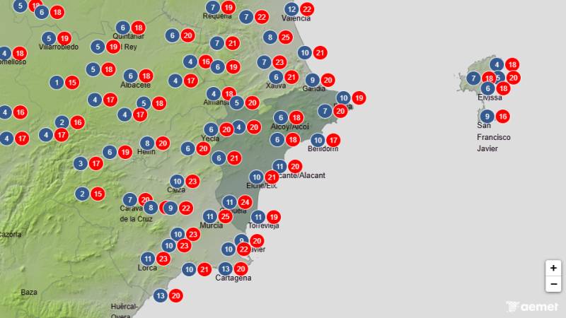 Clear skies and strong winds at times this week: Alicante weather March 30-April 2