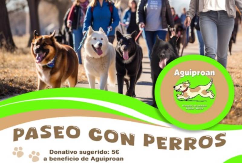April 26 Charity walk with dogs in Águilas