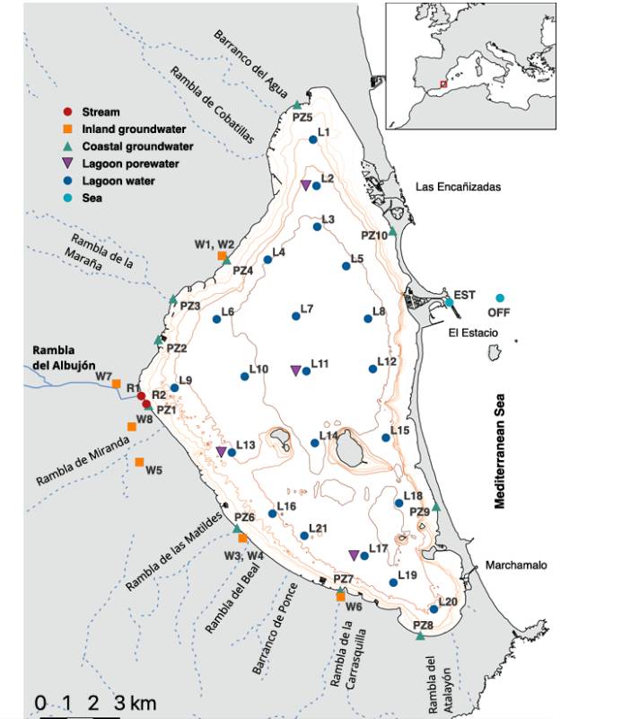 New study identifies hidden pollution source beneath the Mar Menor