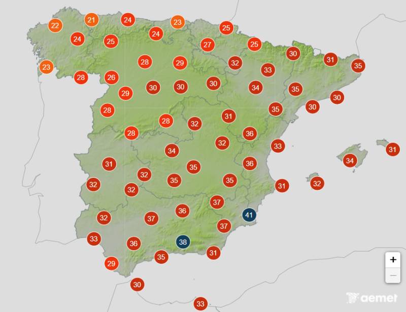 Spain weather forecast July 16-19: Temperatures climb again as a new heatwave looms