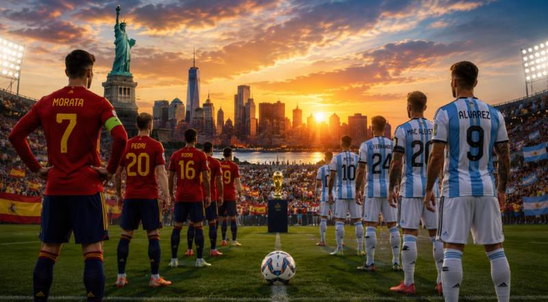 ¡Vamos, España! Spain face off against Argentina in the World Cup final