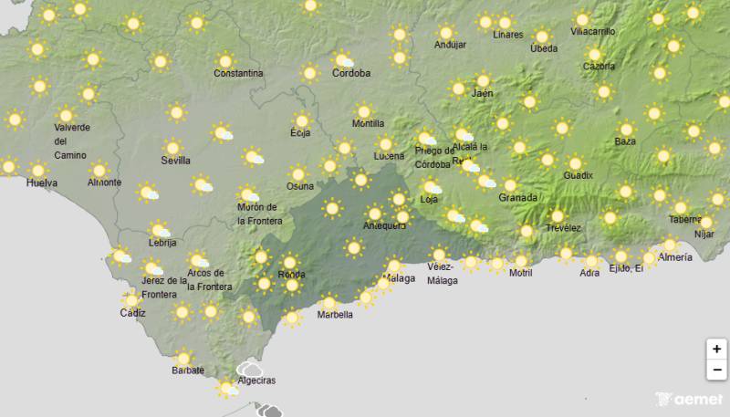 Another week of intense heat and Saharan dust returns: Andalucía weather forecast July 27-30