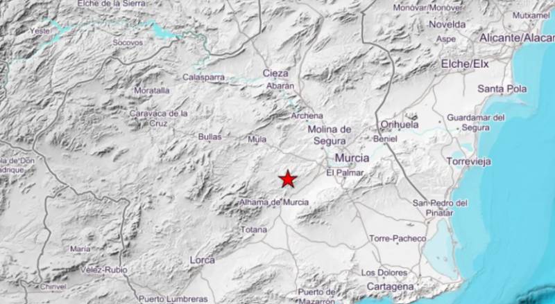 Magnitude 4.1 earthquake rattles the Region of Murcia and neighbouring provinces