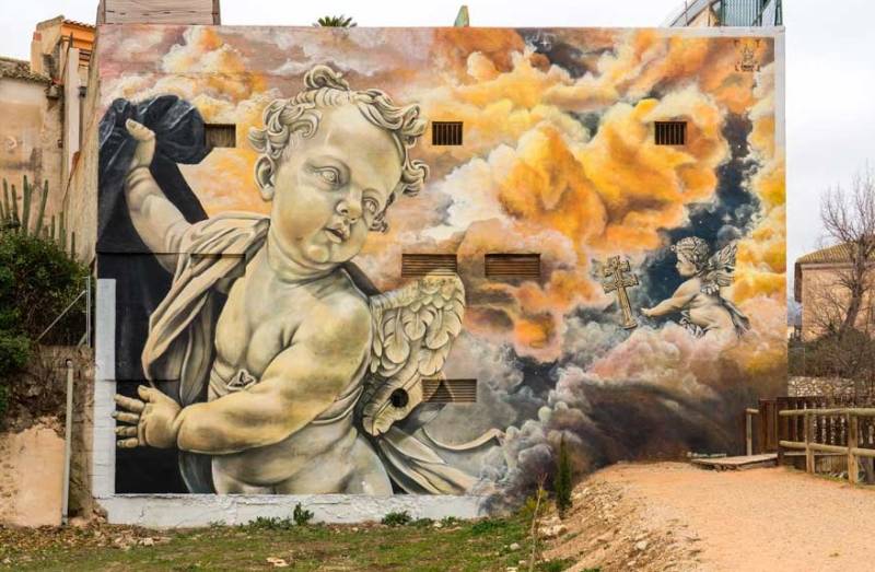 Urban art in Caravaca strengthening the identity and character of the city