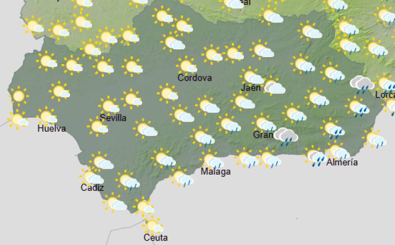 Andalucía weekend weather forecast September 17-20: Storms and heavy rain signal a change in the season