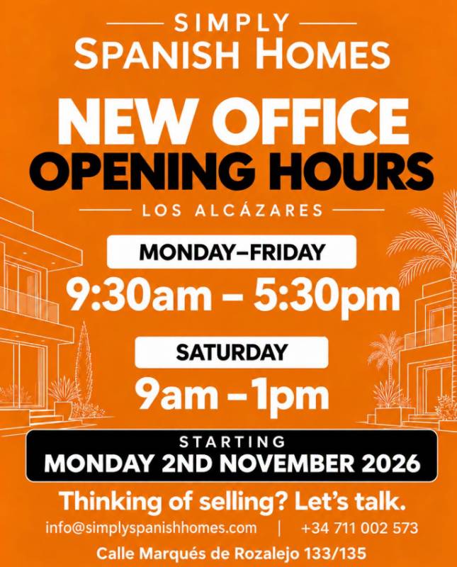 Simply Spanish Homes opens new office in Los Alcázares